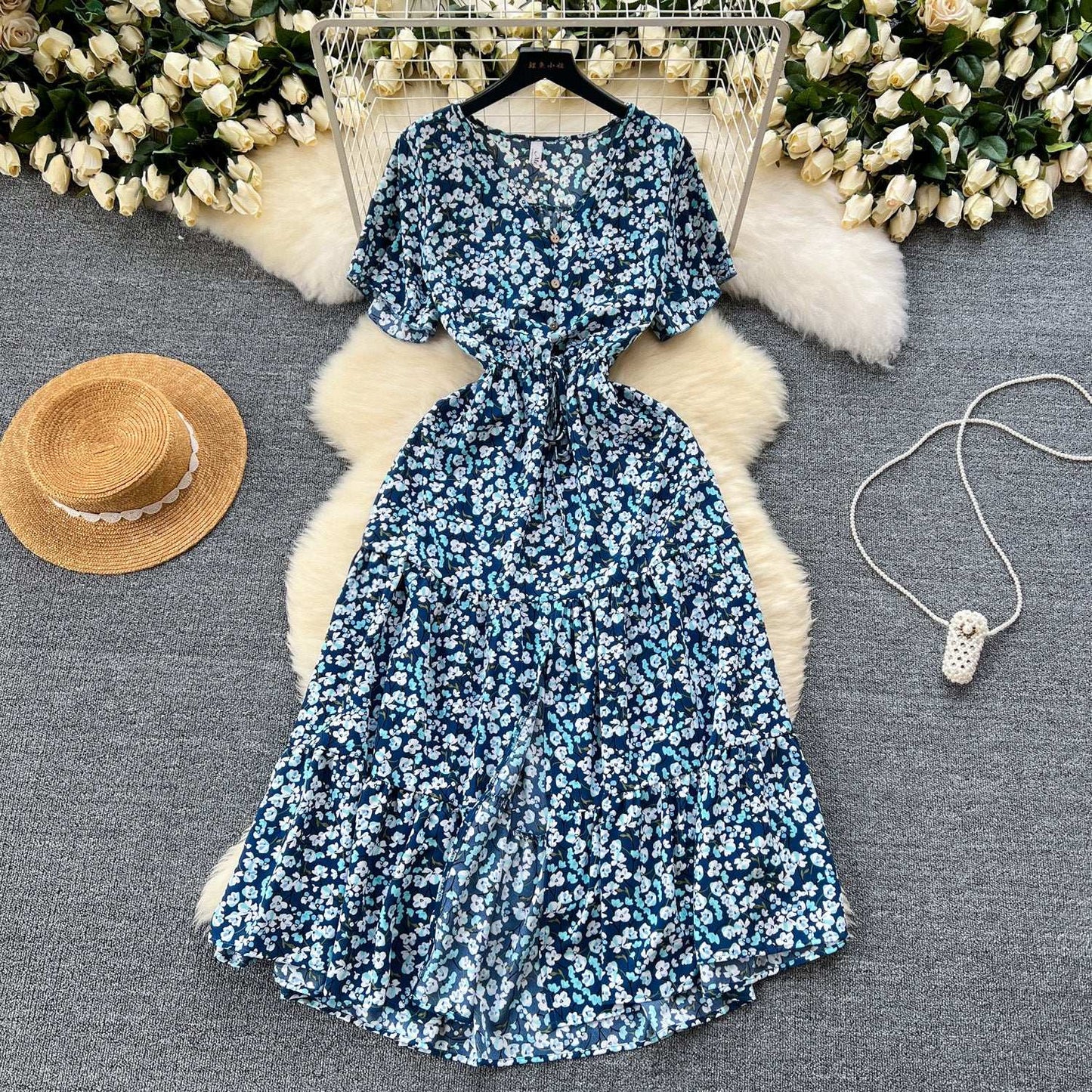 Fashion Retro Summer New Dress Women
