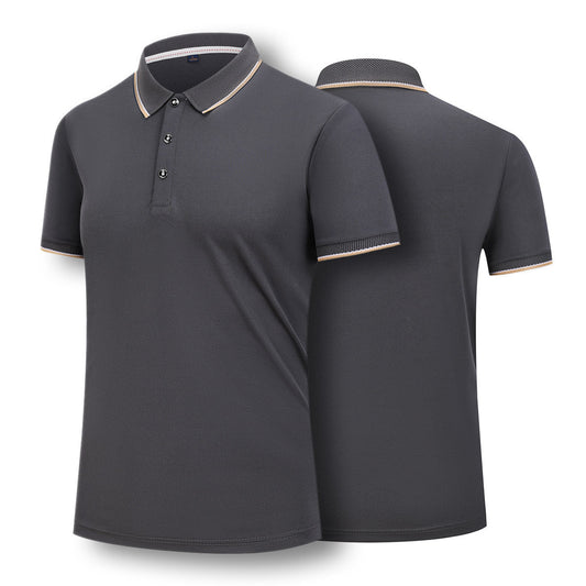 Quick-drying Polo Shirt Men's Lapel Short Sleeve