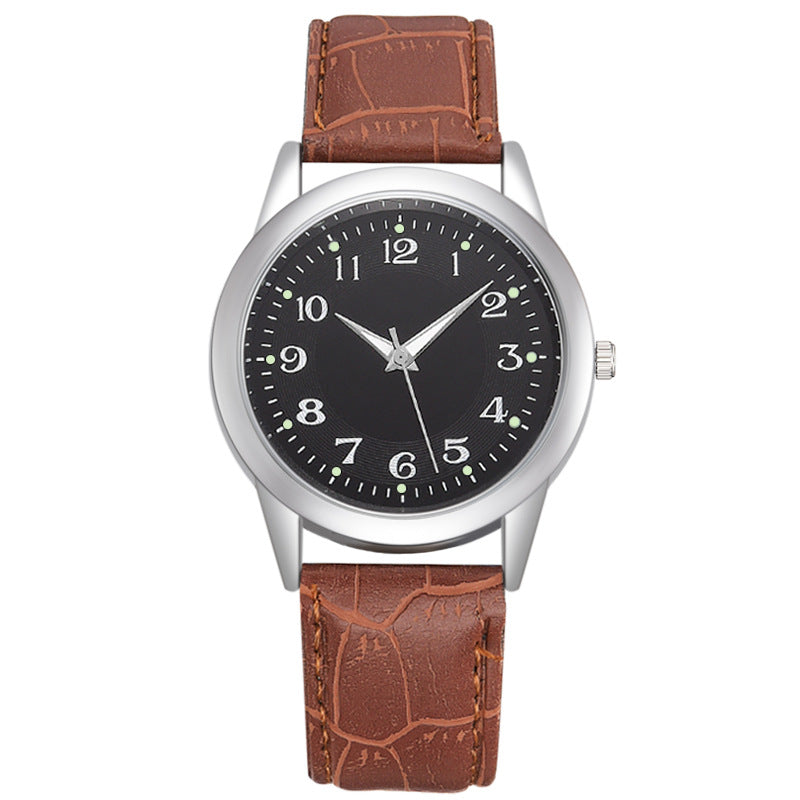Men's Leather Belt Quartz Watch