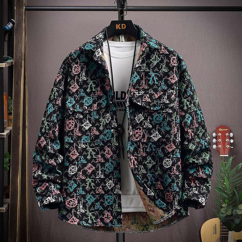 Personality Casual Lapel Shirt Coat