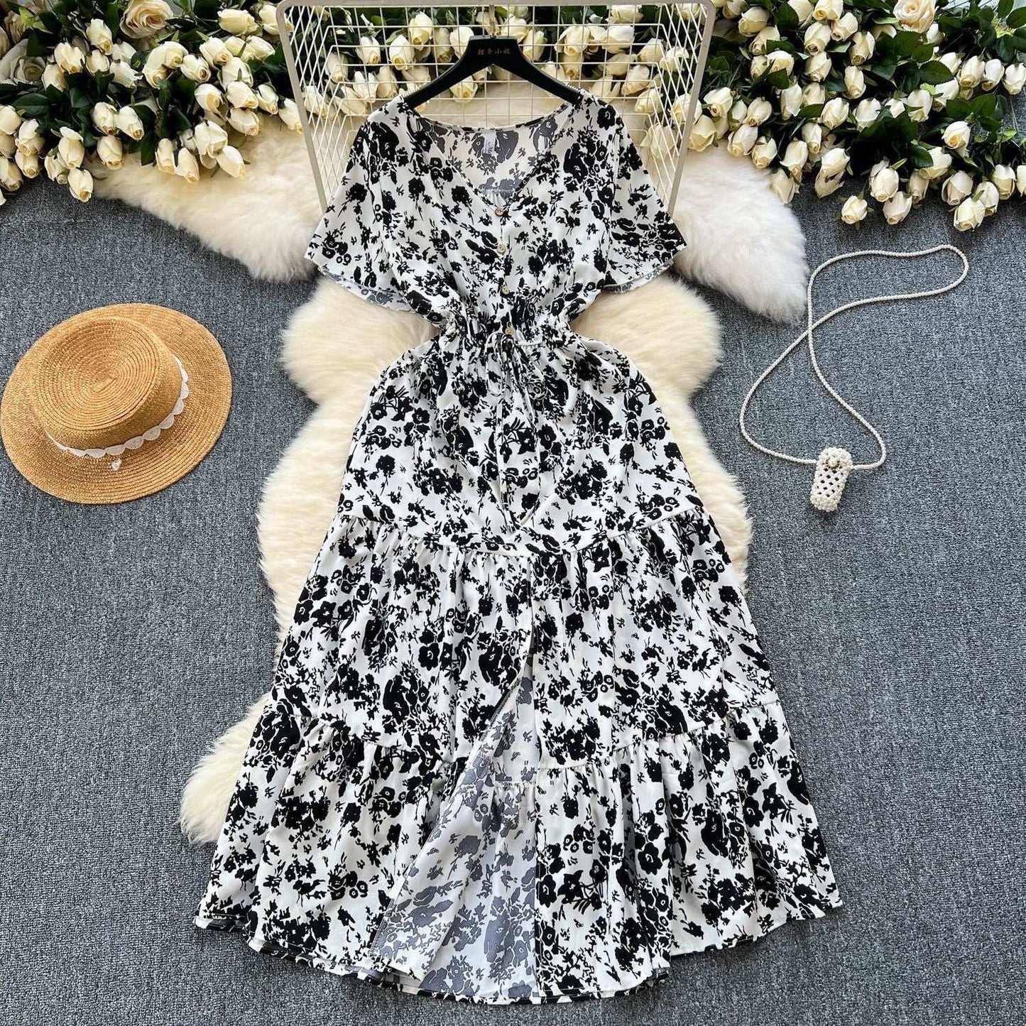 Fashion Retro Summer New Dress Women