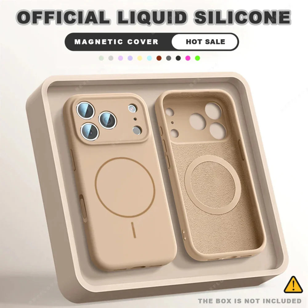Magnetic Silicone Phone Case Delux Pack for iPhone 14 to iPhone 17 series