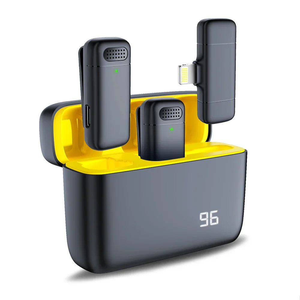 Onetify X6 2.4G Wireless Microphone with Charging Case