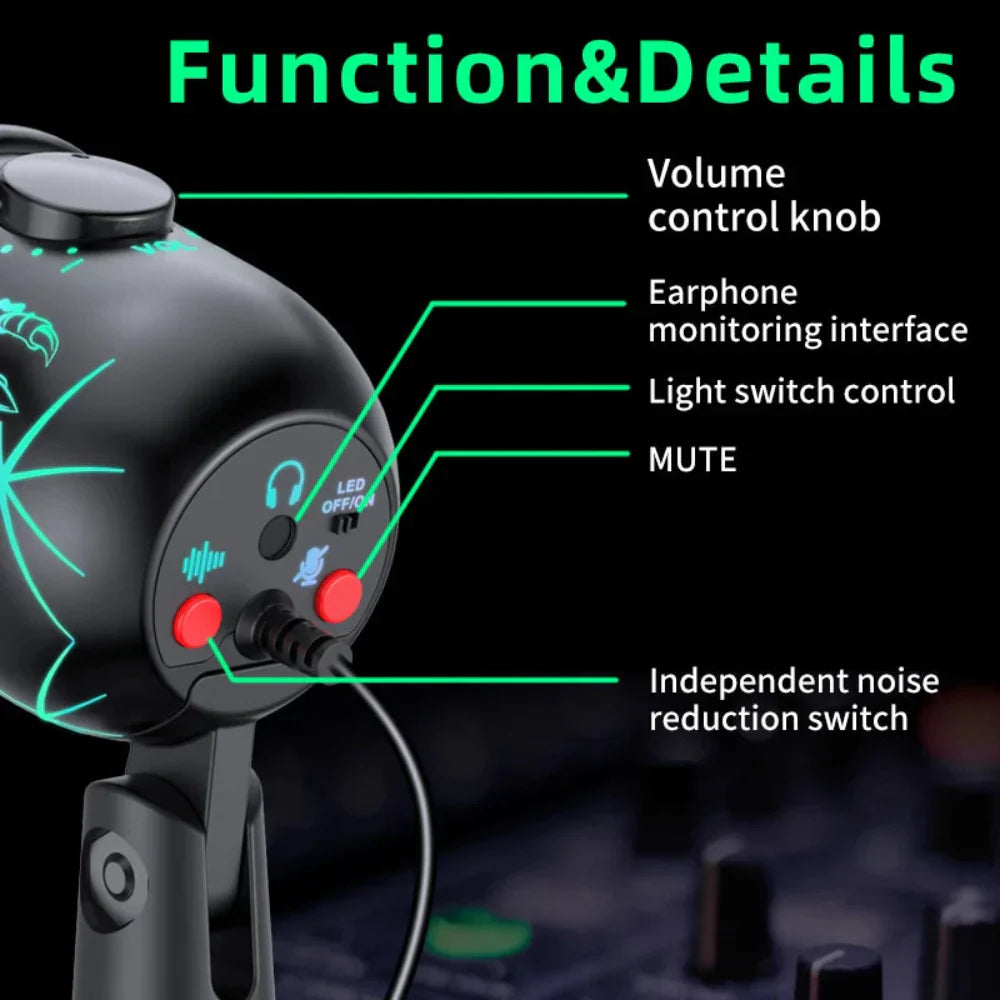 Onetify RGB Gaming Microphone