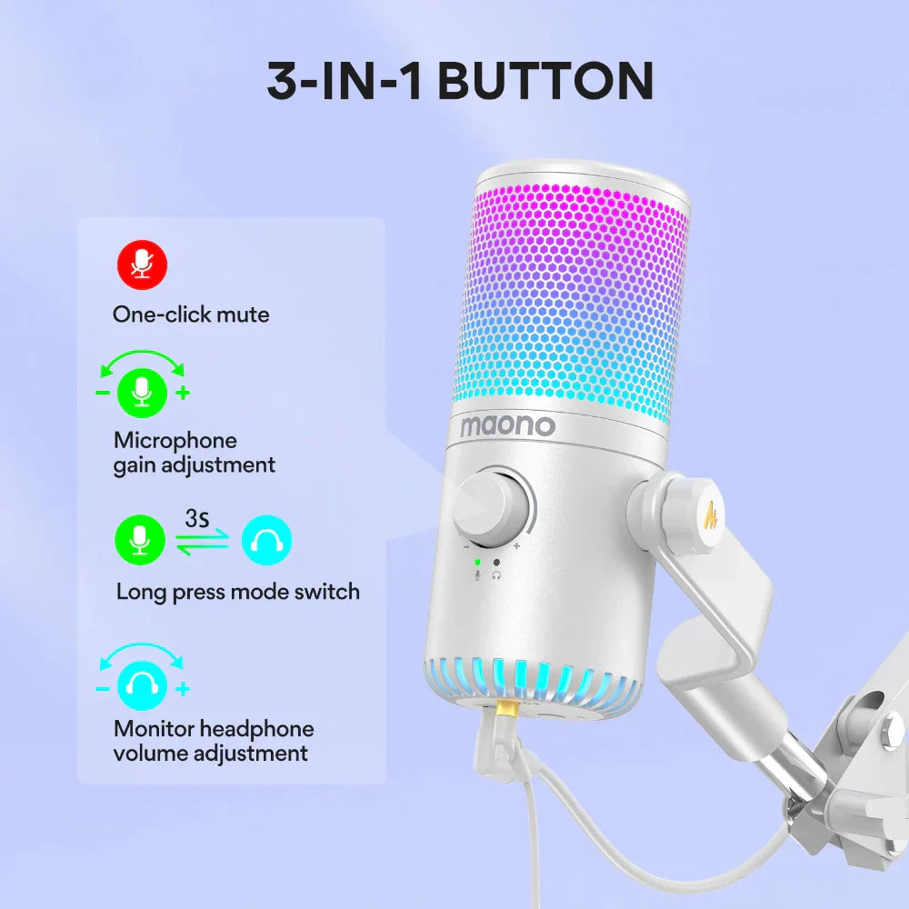 High Quality Gaming RGB Microphone