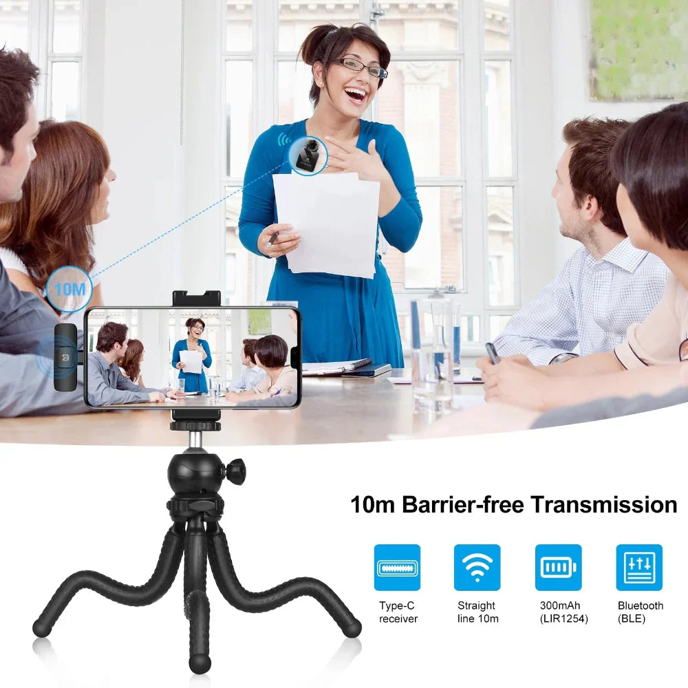 High Quality 2.4G Wireless Microphone 2 Pcs set
