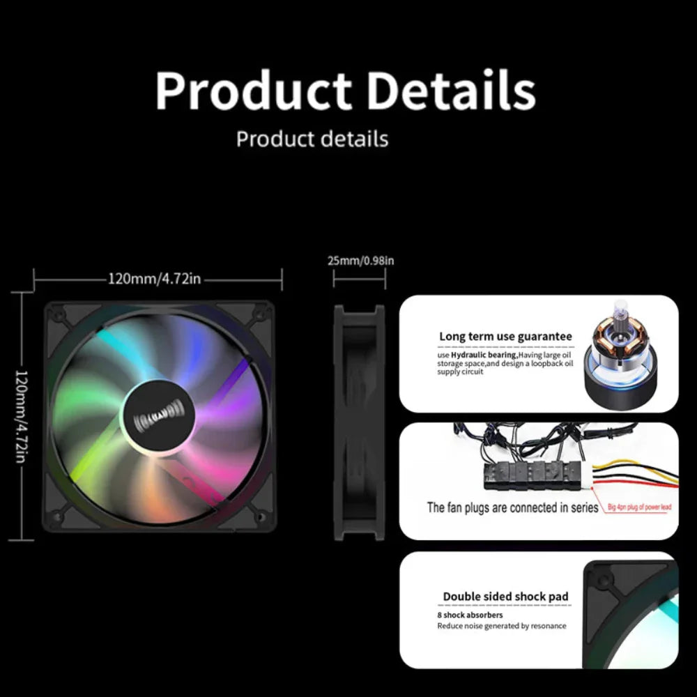 RGB Computer Cooling Fan