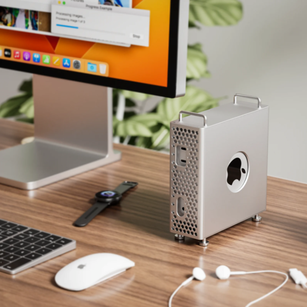 Aluminum Alloy Computer Stand Case For Mac Mini M4