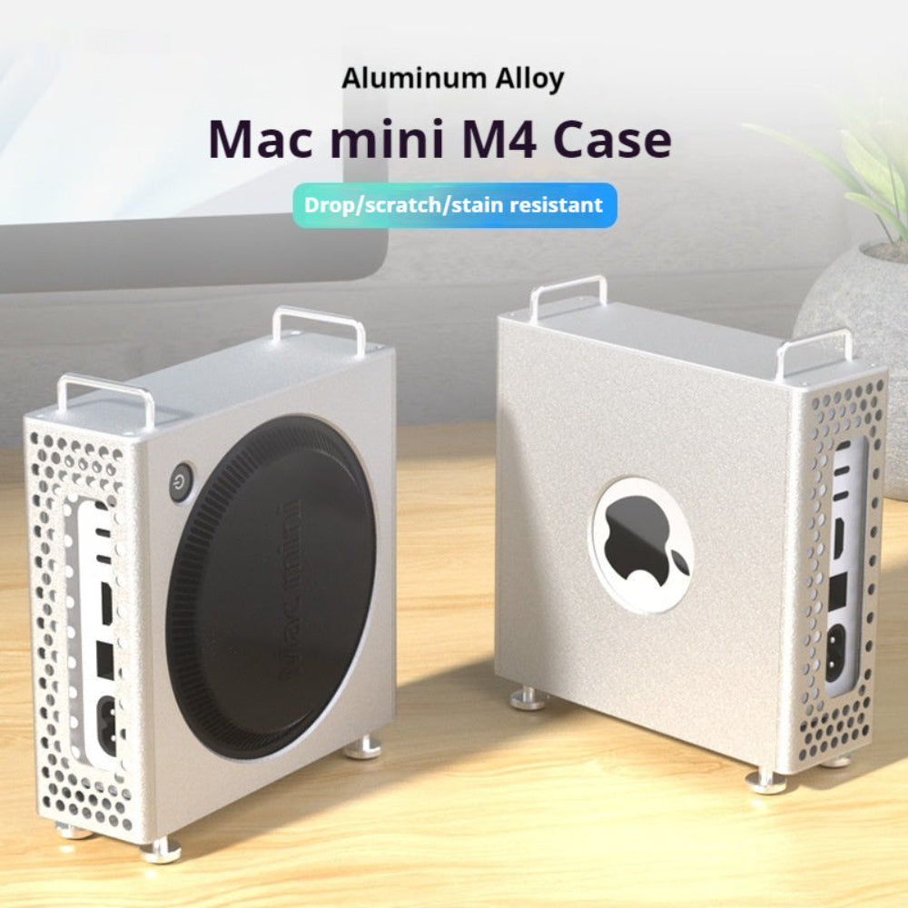Aluminum Alloy Computer Stand Case For Mac Mini M4