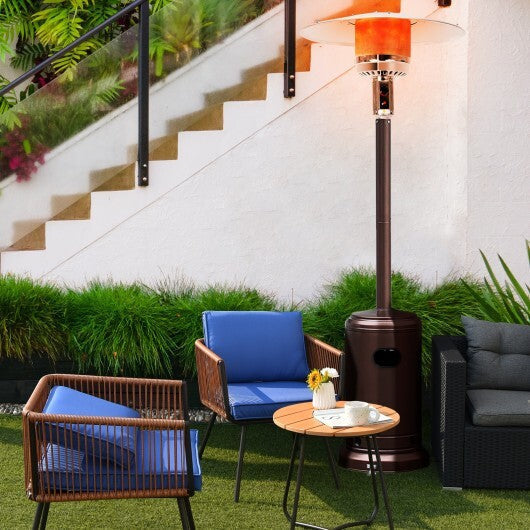 Garden Propane Standing LP Gas Steel Accessories Heater-Silver