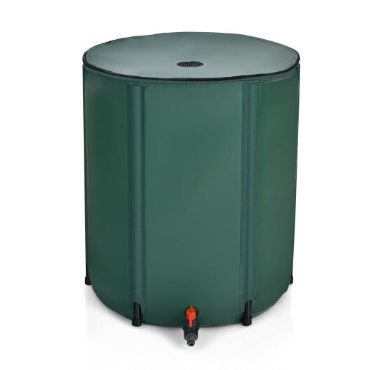 60 Gallon Portable Collapsible Rain Barrel Water Collector for Watering