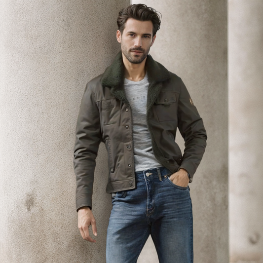 Mens Winter Army Short Jacket