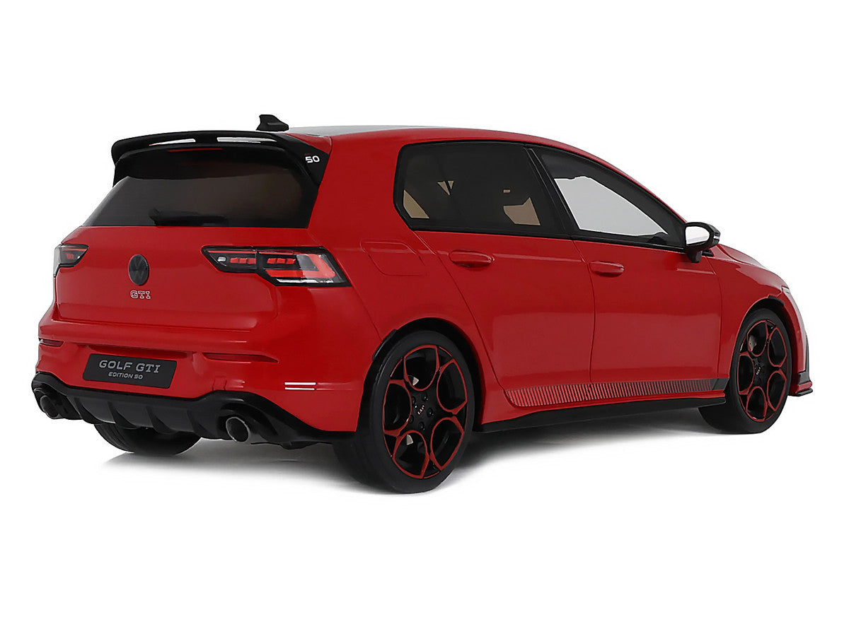 2024 Volkswagen Golf Mk.8 GTi 50th Edition Tornado Red Limited Edition to 999 pieces Worldwide 1/18 Model Car by Otto Mobile