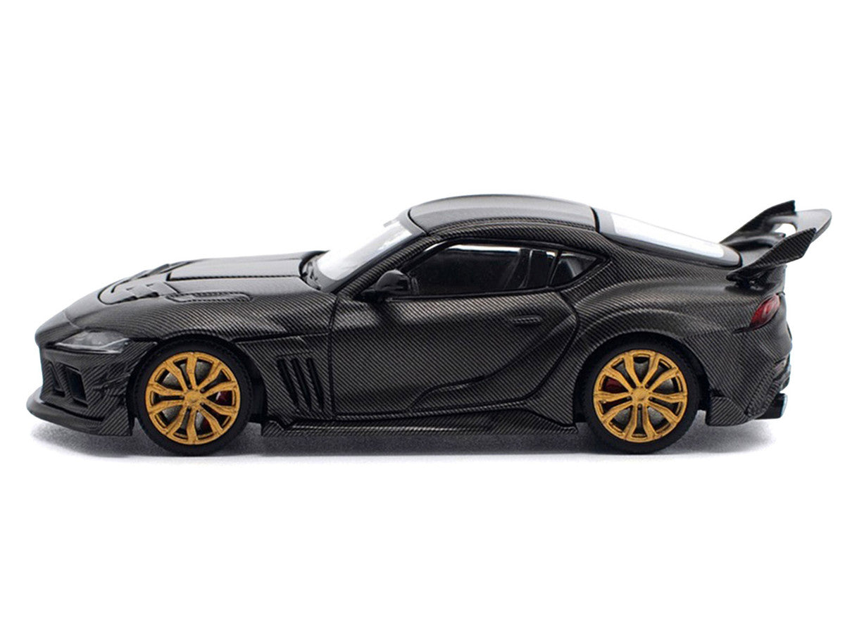 Toyota DarwinPro 66G WBK Supra A90 Full Carbon 1/64 Diecast Model Car by Pop Race