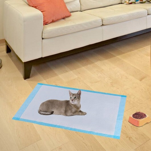 150  Pieces 24 x 36 Inch Pet Wee Pee Piddle Pad-S - Color: Light Blue - Size: S