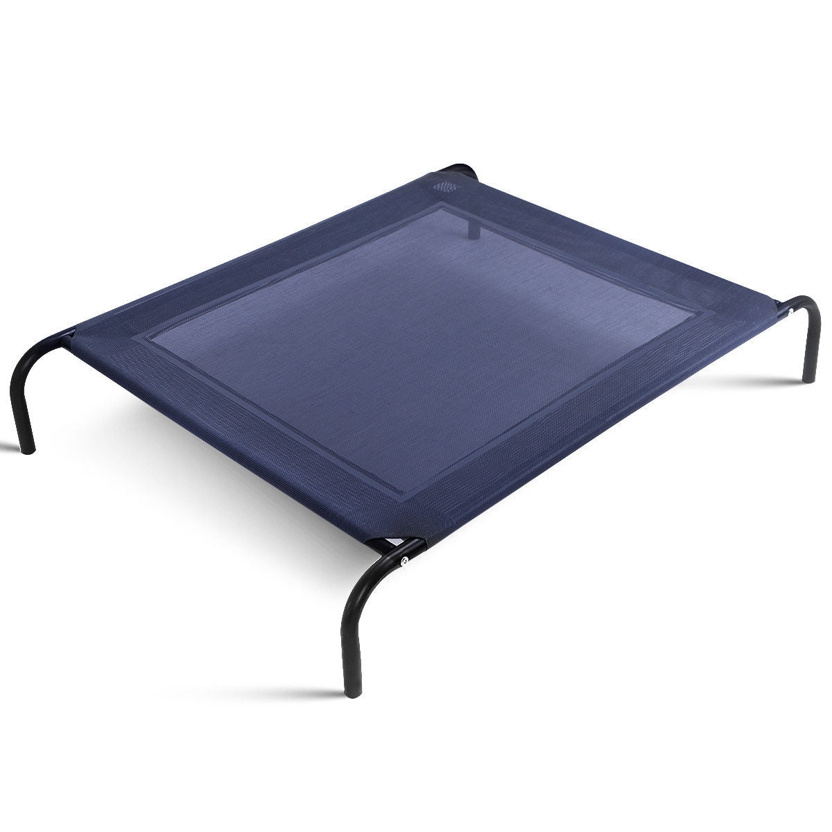 Elevated Pet Bed for Large Dogs - Color: Gray - Size: L