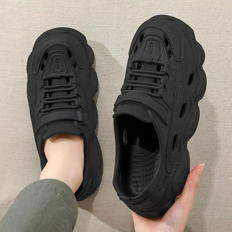 Women's Summer Wading Shoes, Women's Outer Wear, Breathable, Non-Slip, Wear-Resistant, Beach Deodorant, Driving and Fishing Sandals for Women