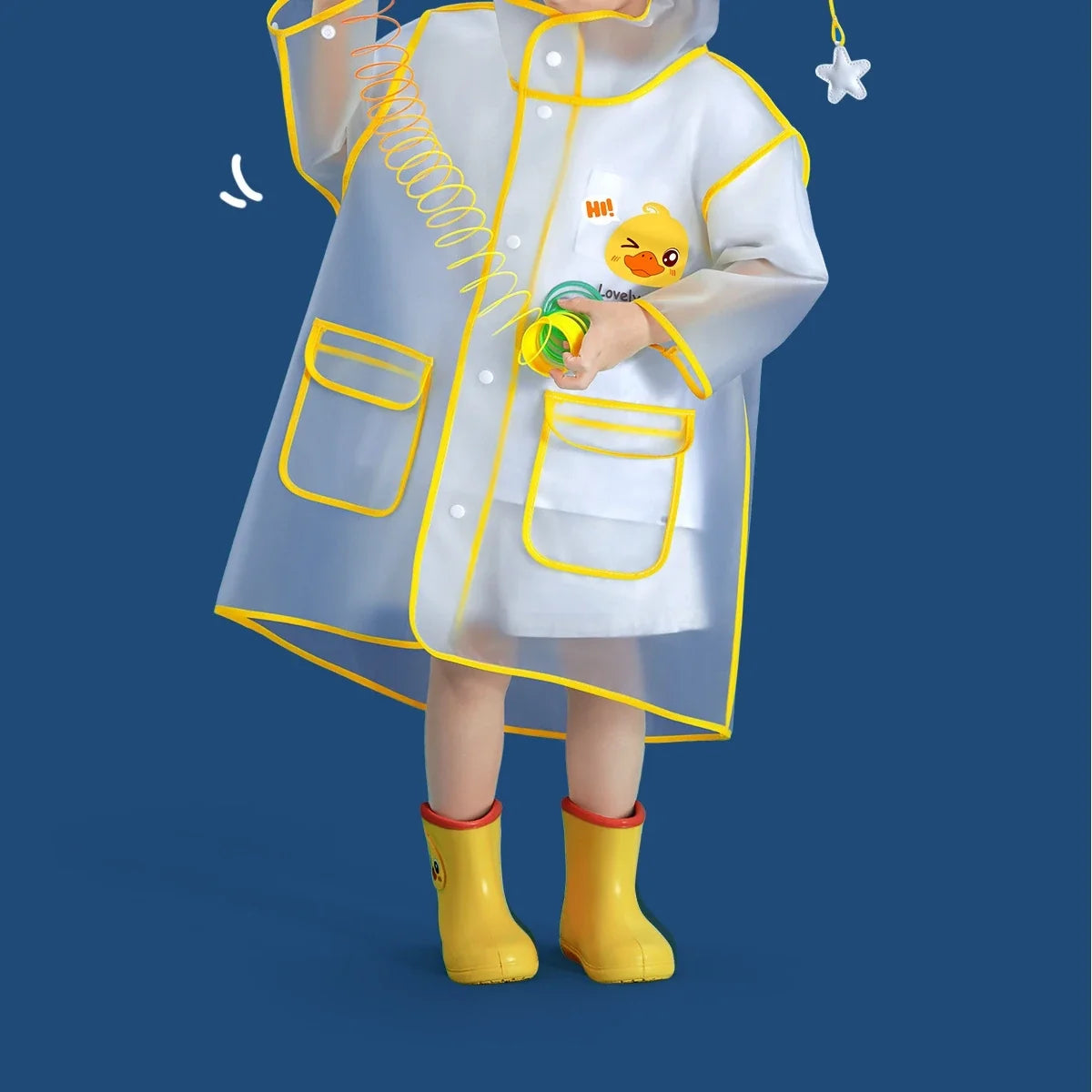 Special Raincoats for School Students Boys And Girls Waterproof Outdoor Rain Jackets  Protective Coats