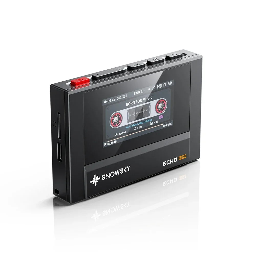 Fiio Snowsky Echo Mini Wireless Bluetooth MP3 Player 8GB Retro Portable Walkman Custom Support DSD Music Gift