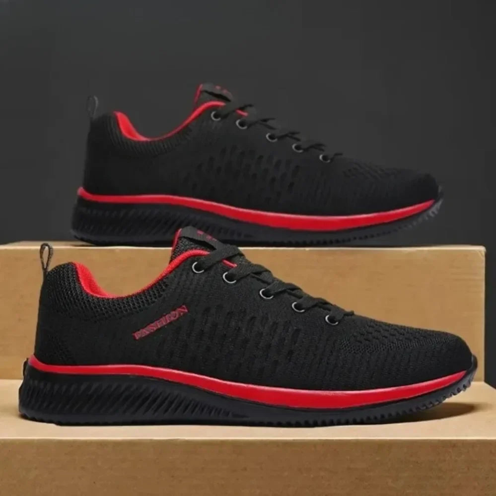 2026 Men Running Walking Knit Shoe Casual Sneakers Breathable Sports Running Athletic Gym Lightweight Outdoor Women Shoes Size