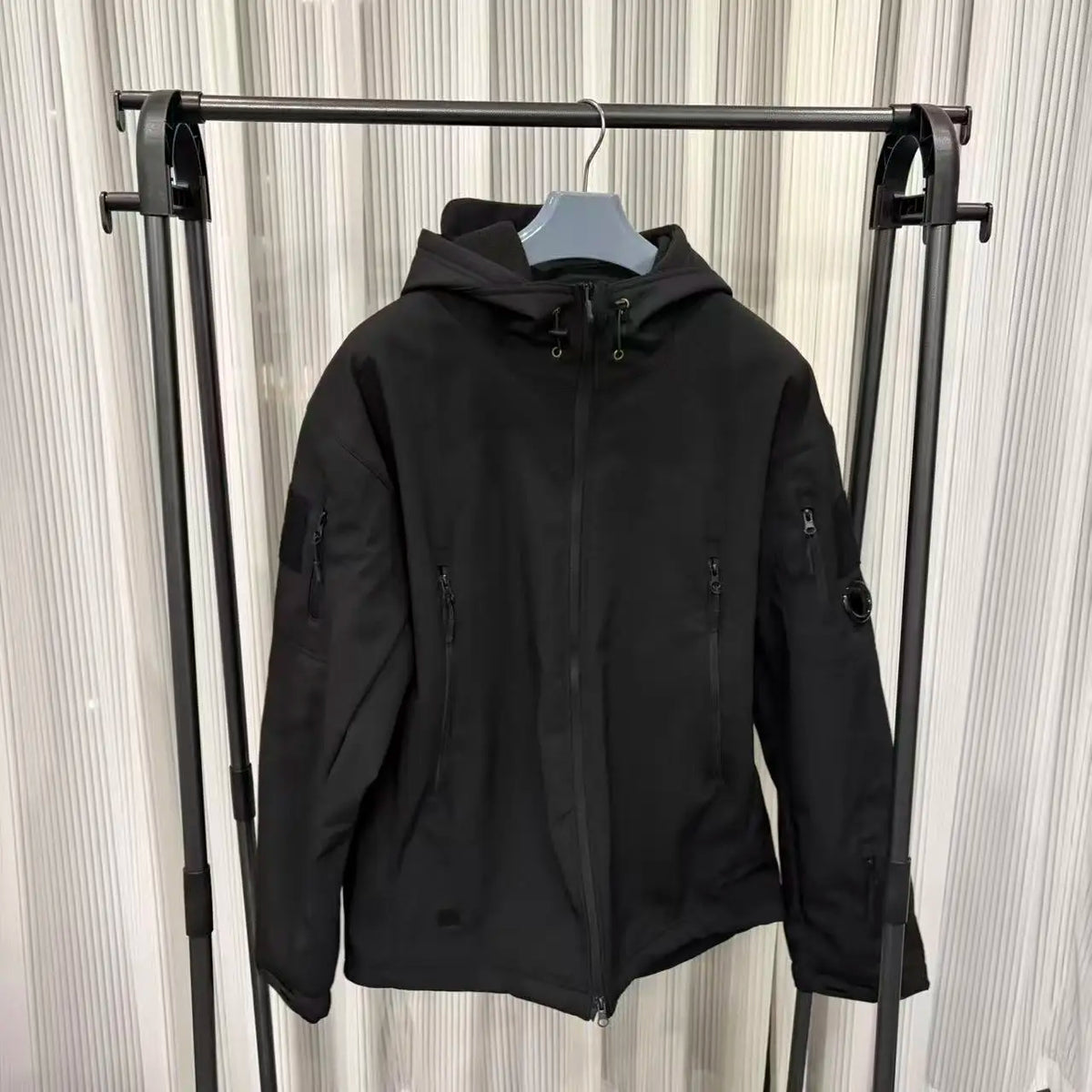 Men's Stormtrooper Jacket Windproof, Warm, Waterproof, Velvet Hooded Jacket Cycling Jacket Mountaineering Jacket Winter Jacket