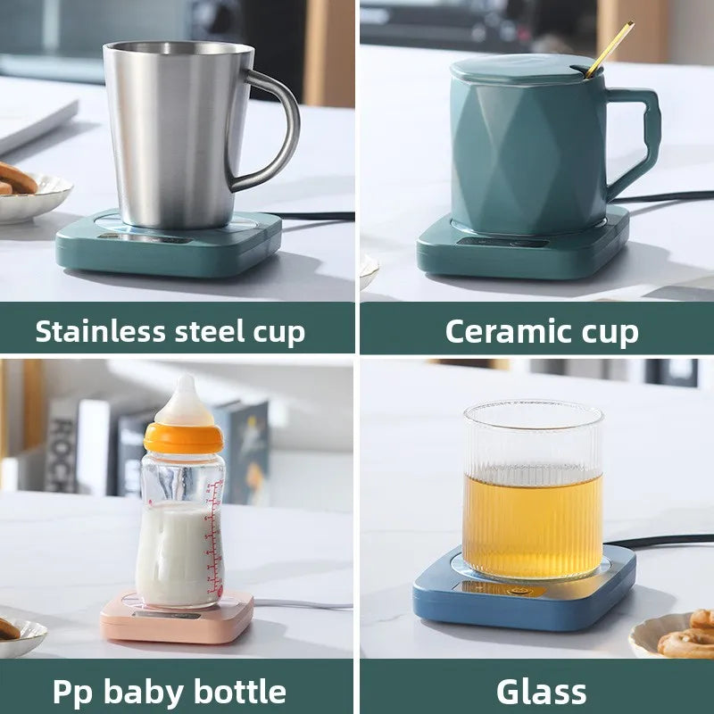 Smart 55  Degrees Warm Cup Warmer EU US Plug 220V 110V Insulated Heating Pad Heating Coaster for Milk Coffee Office Tea Home Use
