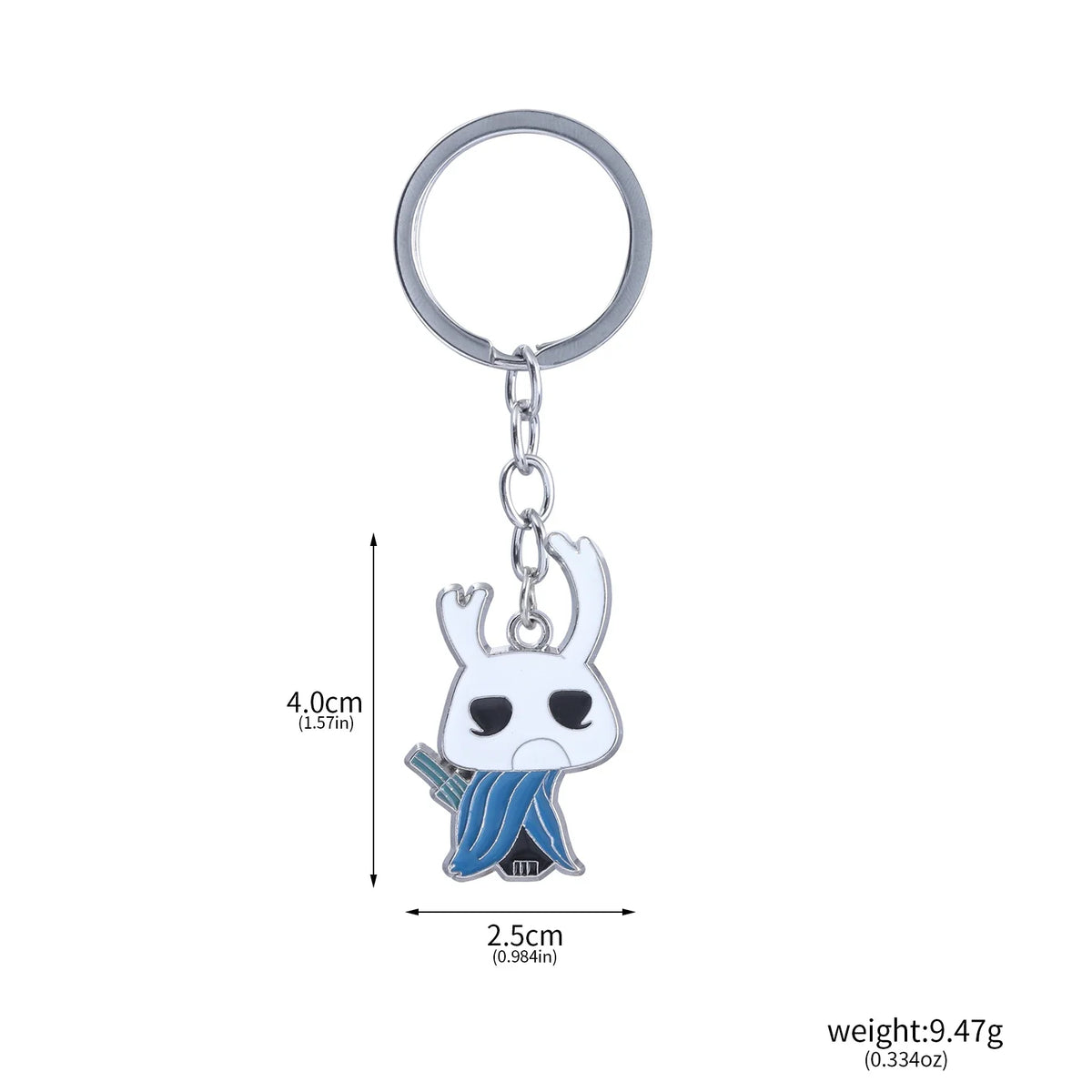 Game Hollow Knight Keychain The Grimm Theater Master Metal Keychain Pendant Game Peripheral Jewelry Unisex Keychain Pendant