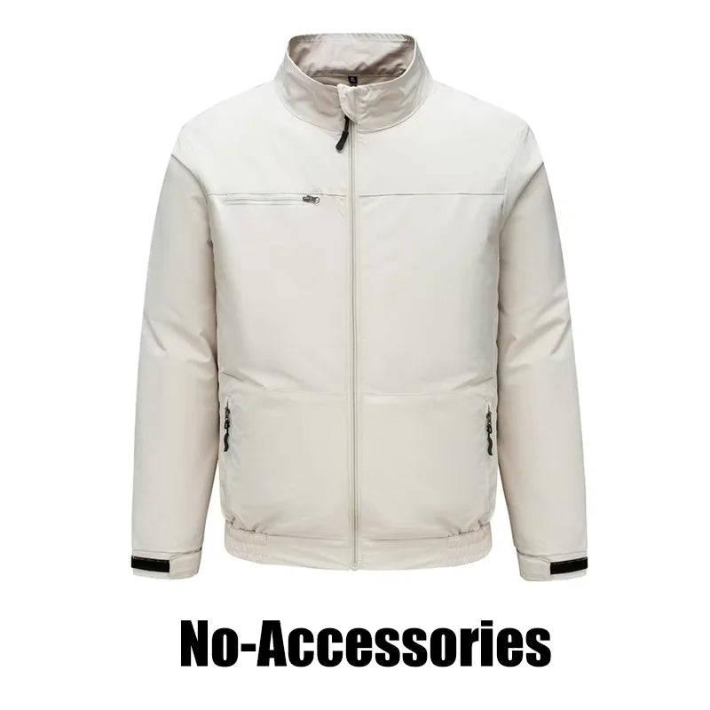 Cooling Air Conditioning Clothes with Fan Outdoor Charging Summer Cooling Welding Labor Overalls Men