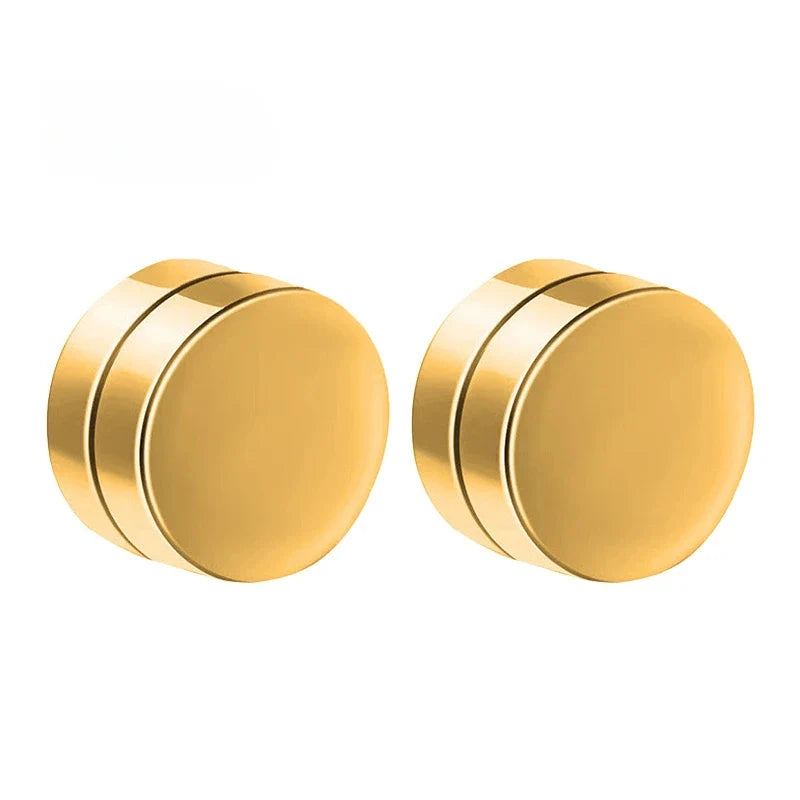 1 Pairs Fake Ear Clip Hoop Earrings for Men and Women Stainless Steel Painless Non Piercing Fake Earrings Jewelry Gifts