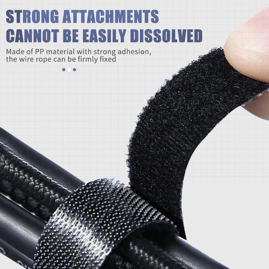 Reusable Hook Loop Cable Ties Wire Winder Organizer 1/2/3/5M For Desk Cable Management USB Mouse Earphone Cord Protector