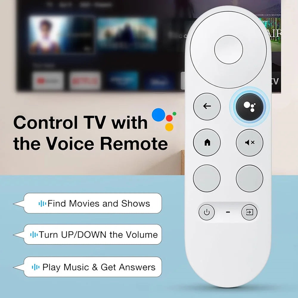 G9N9N Replacement Voice Remote Control  for Google Chromecast 4K Snow Streaming Stick Smart TV
