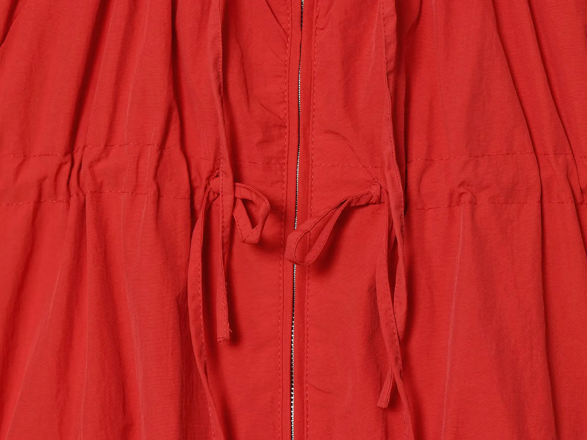 Nlzgmsj 2026 Spring Casual Hoodie Red Jackets Women Long Sleeve Zipper Short Coats Fashion Y2K Girl Outwears