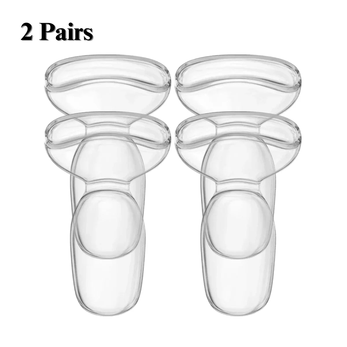 Soft Silicone Heel Grips Anti-Chafing Heel Protectors Cushion Pads for Women High Heels Comfortable Half Size Shoe Inserts