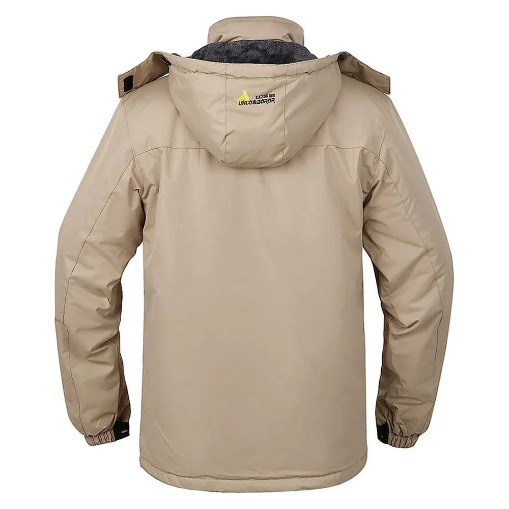 Men's Winter Parkas Outdoor Jacket Thicken Fleece Warm Waterproof Windbreaker Ski Jackets Climb Men Thick Coat Hot Sale