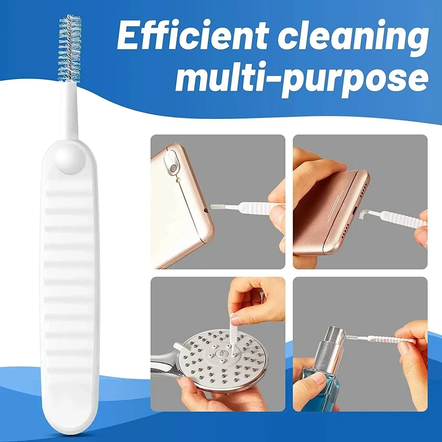 10/1Pcs Cell Phone Charging Port Dust Plug with Cleaning Brush for iPhone 15 Pro Max Plus Samsung Xiaomi iOS Type C Cleaner Set