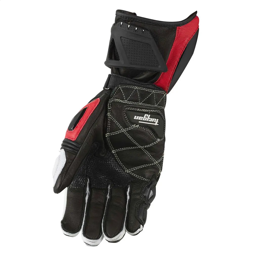 Motorcycle Gloves Black Racing Genuine Leather Motorbike White Road Riding Team Glove Summer Winter Wearable for Furygan AFS 18