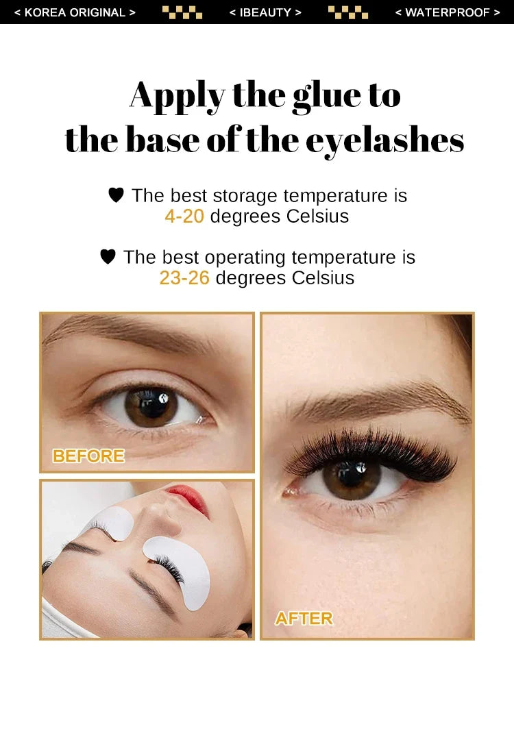 1 Bottle IBeauty Ultra Super Plus Glue Fake Eyelash Extension Korea 0.5s Fast Dry Long Lasting Makeup Tool Adhesive Supplies