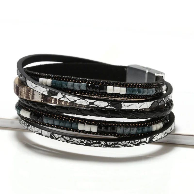 Bohemian Cowboy Chic Cross Bracelet Western Jewelry For Women Christian Bracelets Religious Bracelets