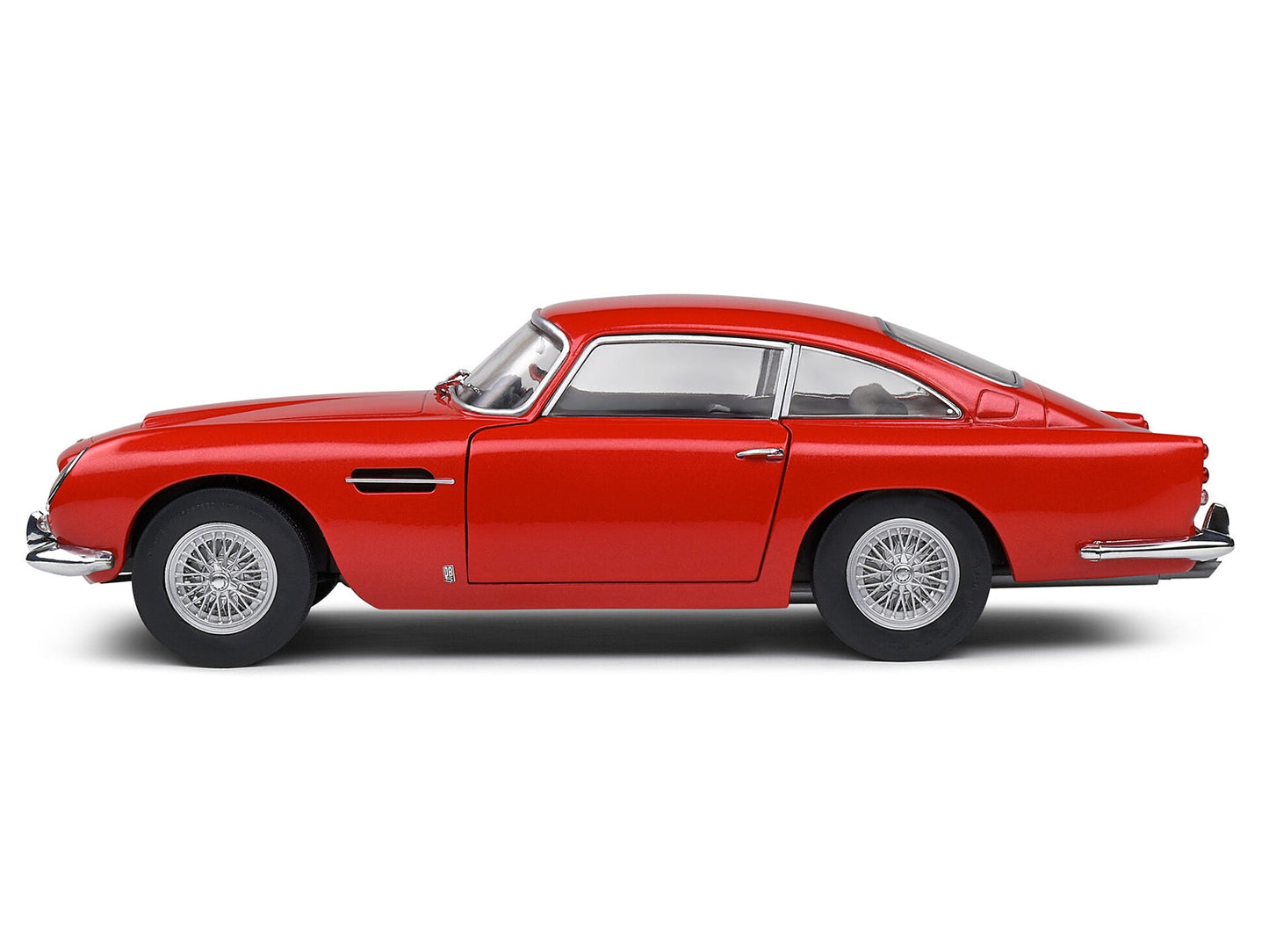 1964 Aston Martin DB5 RHD (Right Hand Drive) Red Metallic 1/18 Diecast Model Car by Solido