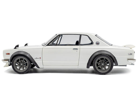 1970 Nissan Skyline (C10) Hakosuka RHD (Right Hand Drive) White 1/18 Diecast Model Car by Solido