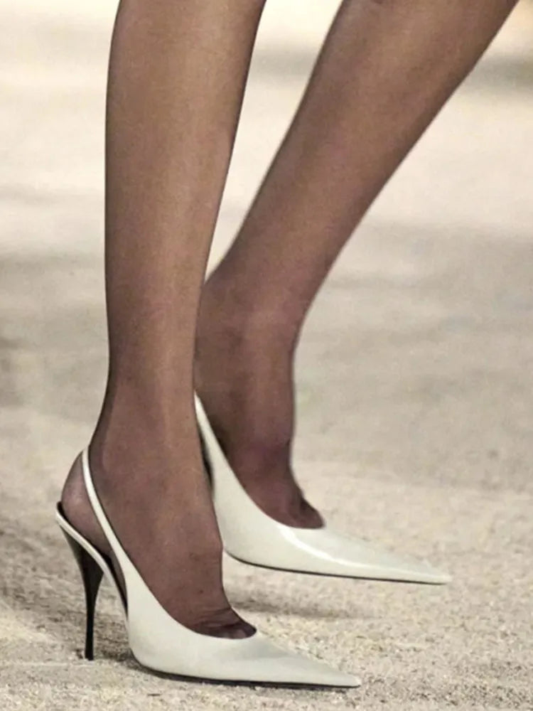 2026 Spring/Summer New Pointed Stiletto Sandals Fashionable and Sexy Party Wedding Women's High Heel Sandals