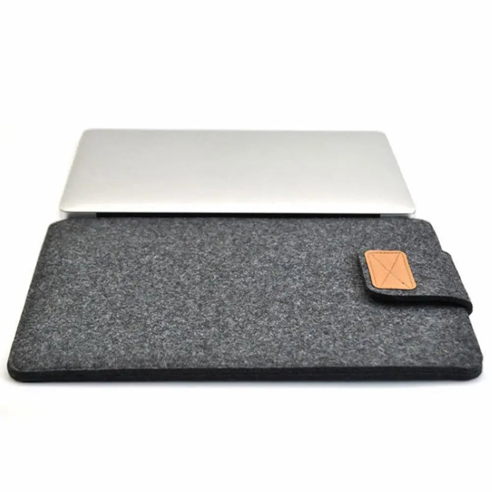 Solid Color Felt Sleeve Tablet Storage Bag Slim Cover Case for MacBooks Air pro 13 Inch