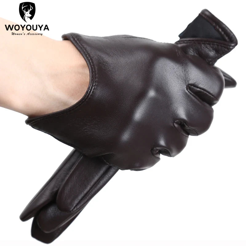 Fashion color Apparel Accessories women's leather gloves,comfortable short Women mitten,warm winter gloves women-2001