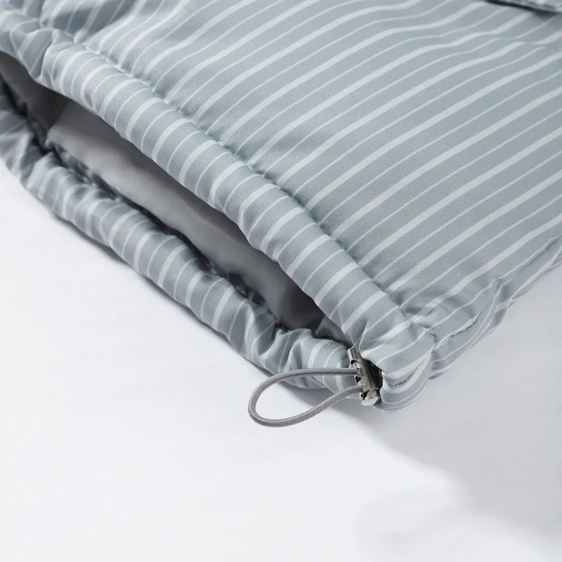 Chic Leopard Hooded Puffer Coat Set Women Quilted Full Sleeve Zip Jacket Wide Leg Pants 2026 New Lady Winter Thicken Warm Outfit