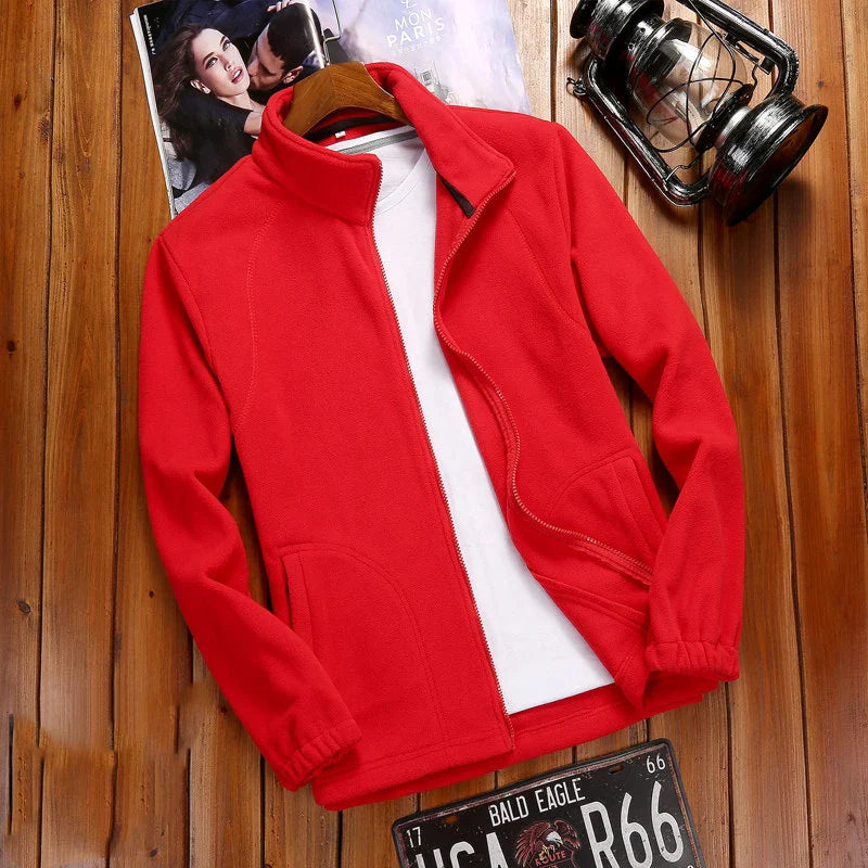 2023 New Winter Women's Zipper Cardigan Sweatershirt Warm Coral Fleece Jacket Ladies Outdoor Running Polar Fleece Coat Clothes