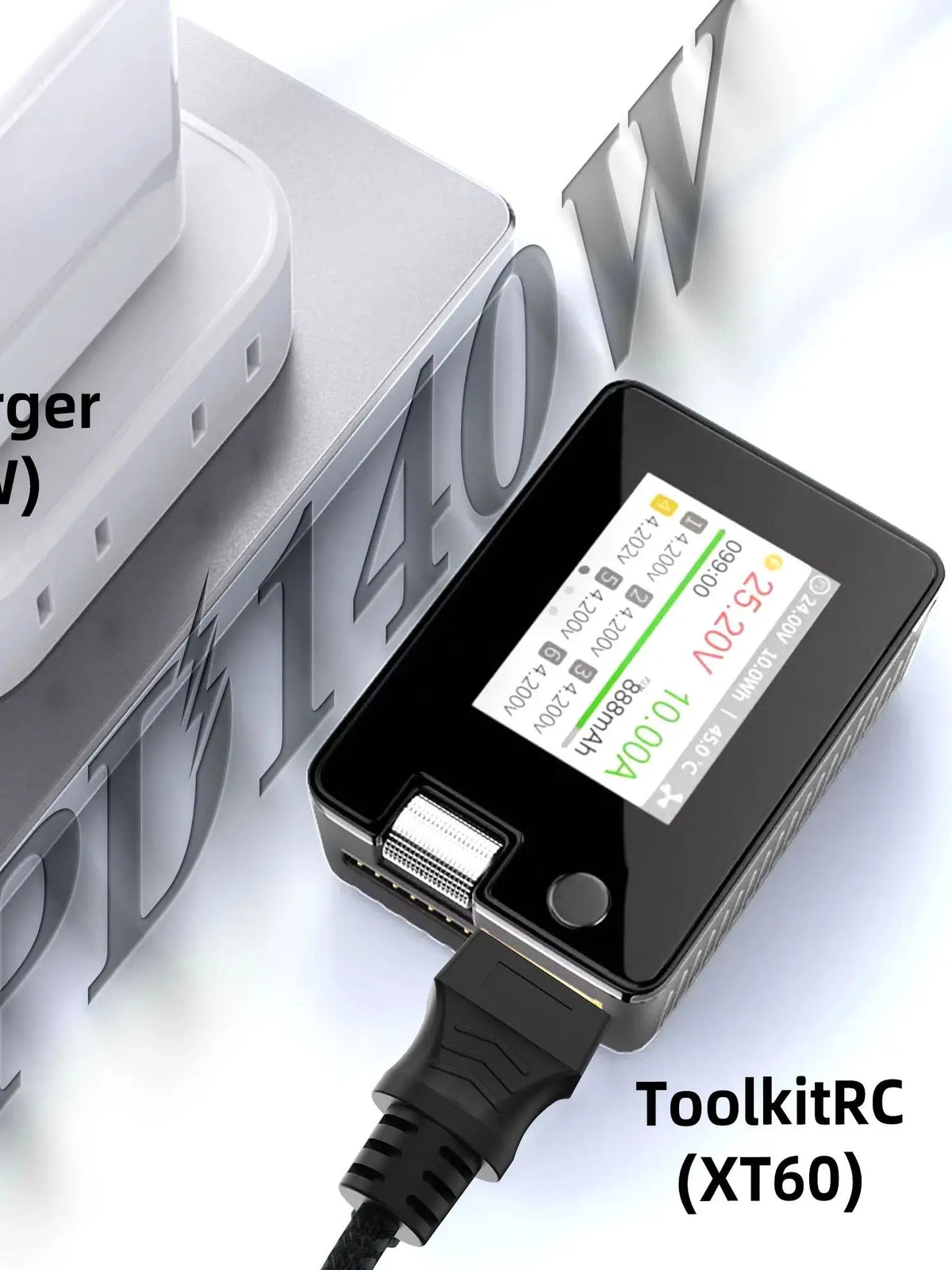 Type C to XT60 Adapter Cable, USB C to XT60 Charging Cable, USB C Male to XT60 Female Cable, PD 140W Charging Cable