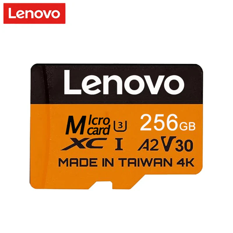 Lenovo High Speed Cartao De Memoria U3 V30 UHS-1 Class 10 Storage Card 1TB 512GB Micro SD Card Flash Cards For Nintendo Switch