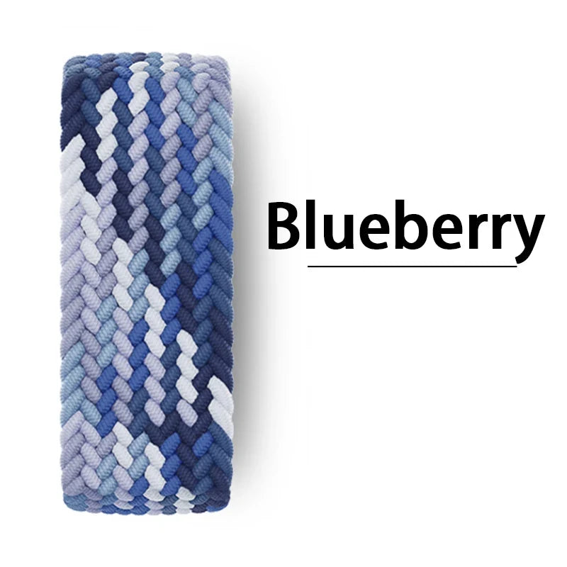 Braided Solo Loop For Apple watch Band 46mm 44mm 45mm 42mm 40mm 41mm Bracelet correa iwatch Series Ultra 2 11 10 9 SE 8 7 Strap