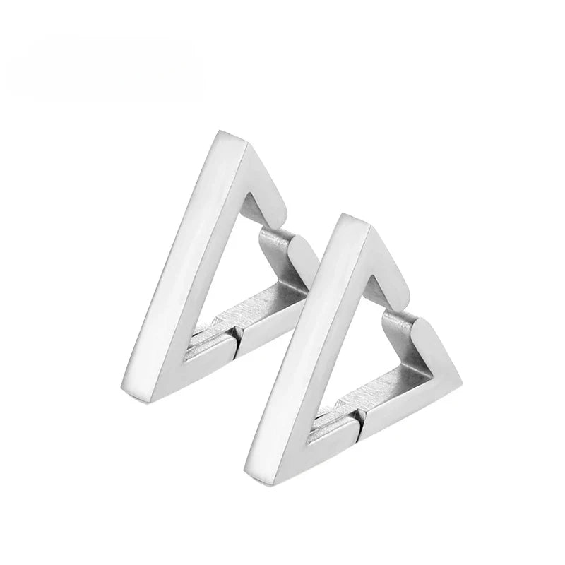 1 Pairs Fake Ear Clip Hoop Earrings for Men and Women Stainless Steel Painless Non Piercing Fake Earrings Jewelry Gifts