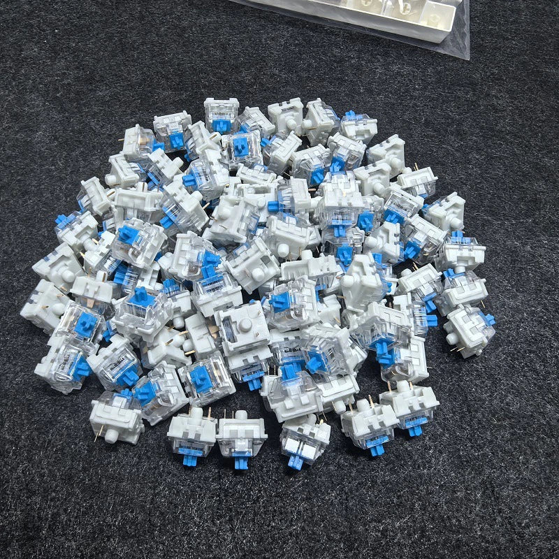 20-100pc Mechanical Keyboard Switches Blue Red Brown Switch Customizable Hot-Swappable 3 Pins Cross Stem for Mechanical Keyboard